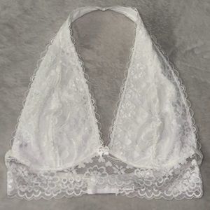 NWOT White Lace Bralette